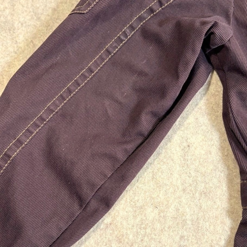 Cabi Utility Jacket Womens Large Brown Cotton Twill Snap Front Military Chic L - Picture 9 of 11